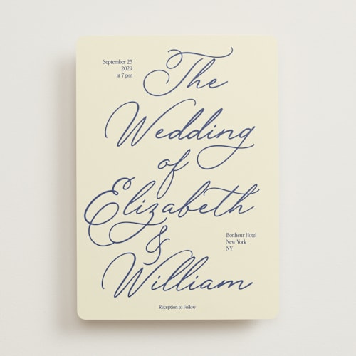 This is a celeste wedding invitations with standard by Helena Vitto called elizabeth printing on signature in standard