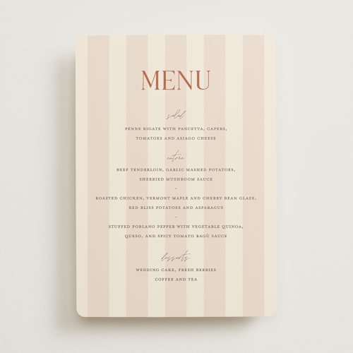 This is a butter menu cards with standard by Pixel and Hank called ambrosial printing on signature in standard