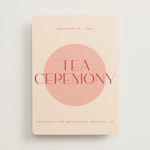 This is a blossom wedding invitations with standard by Hudson meet Rose called unity printing on signature in standard