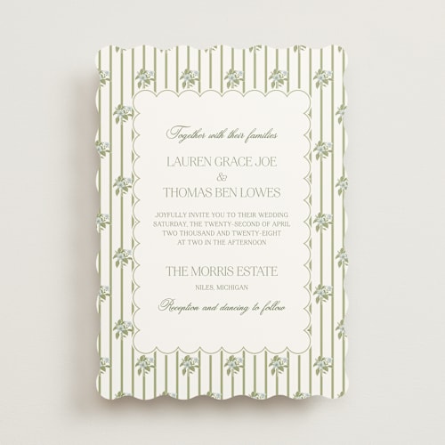 This is a ocean wedding invitations with standard by Lisa Joanna Harrison called summer fields printing on signature in standard