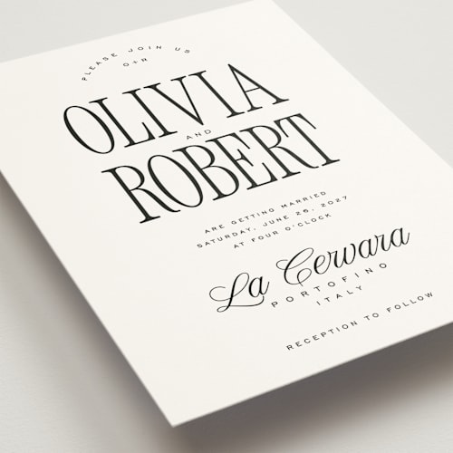 This is a silk wedding invitations with standard by Kelly Schmidt called riviera printing on signature in grand