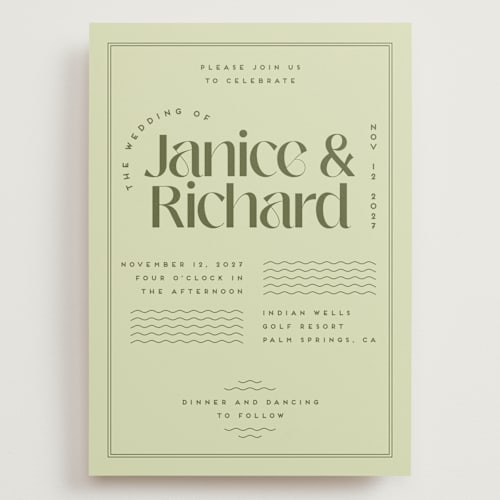 This is a kiwi wedding invitations with standard by Claudia Orengo called news! printing on signature in grand