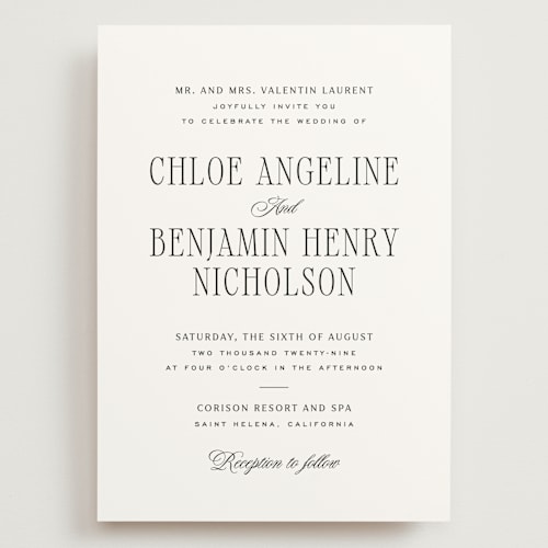 This is a silk wedding invitations with standard by Kelly Schmidt called woods printing on signature in grand