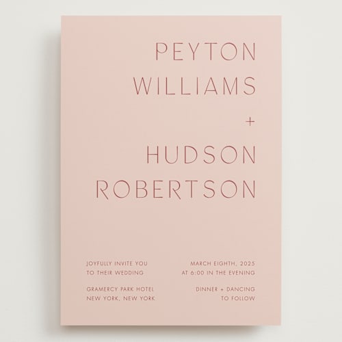 This is a port wedding invitations with standard by Blustery August called juniper printing on signature in grand