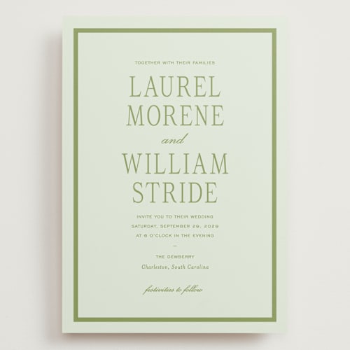 This is a forest wedding invitations with standard by Sara Hicks Malone called dewberry printing on signature in grand