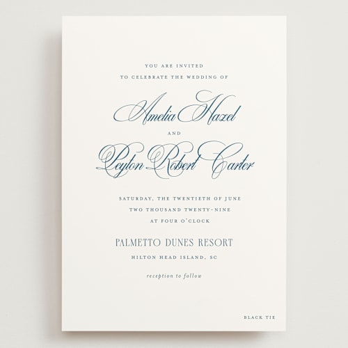 This is a ocean wedding invitations with standard by Kelly Schmidt called hilton printing on signature in grand