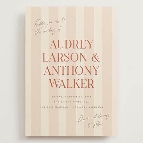 This is a butter wedding invitations with standard by Pixel and Hank called ambrosial printing on signature in grand