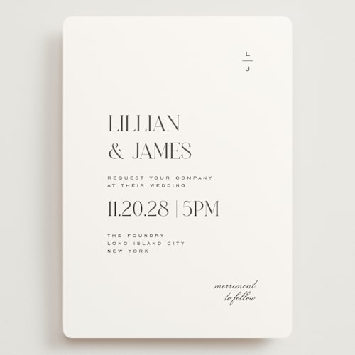 This is a diamond wedding invitations with standard by Heather Cairl called clarity printing on signature in grand