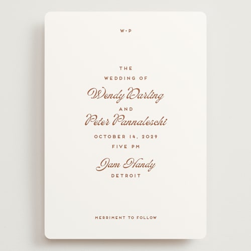 This is a champagne wedding invitations with standard by Snow and Ivy called penumbra printing on signature in grand