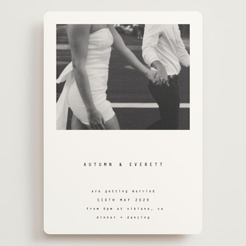 This is a ink wedding invitations with standard by Blustery August called nonnette printing on signature in grand