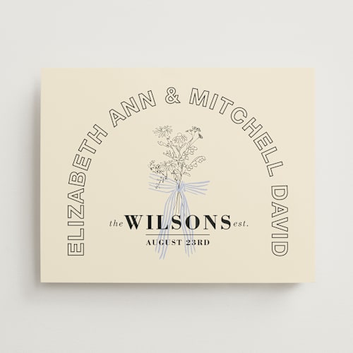 This is a daisy wedding signs with standard by Baumbirdy called sealed printing on premium sign board in 11x14