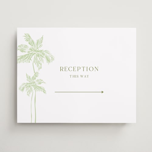 This is a olive wedding signs with standard by Lucrecia Caporale called shoreline elegance printing on premium sign board in 16x20