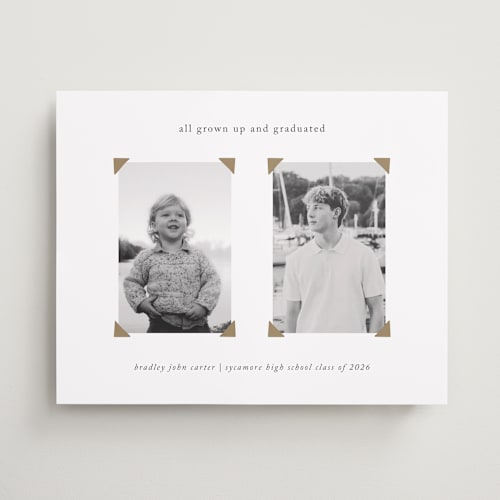 This is a cloud graduation party decorations with standard by Gabrielle Neil called grown up printing on premium sign board in 16x20