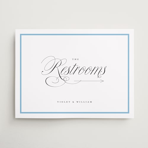 This is a sky wedding signs with standard by mo kelley called the day printing on doublethick in 18x24