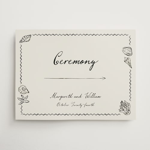 This is a rock wedding signs with standard by Pati Cascino called puglia printing on doublethick in 18x24