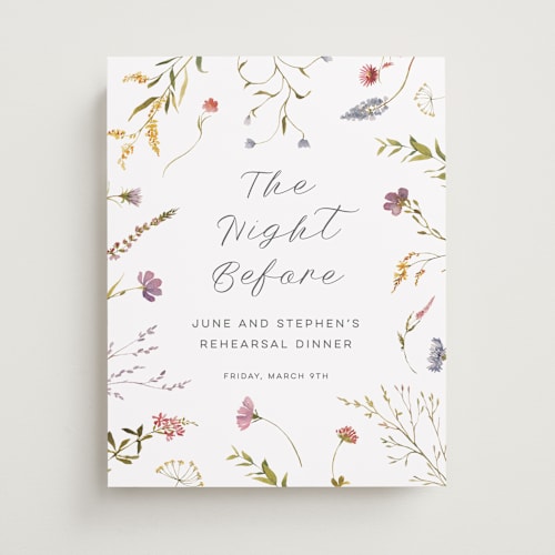 This is a sherbert wedding signs with standard by Erin Hodges called untied printing on premium sign board in small