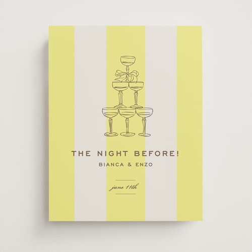 This is a limone wedding signs with standard by Megan Davis called campania printing on premium sign board in small