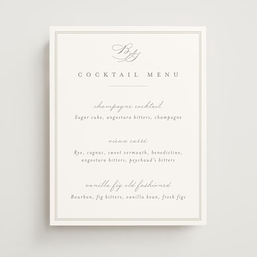 This is a cotton wedding signs with standard by Amy Kross called overlapping printing on doublethick in 11x14