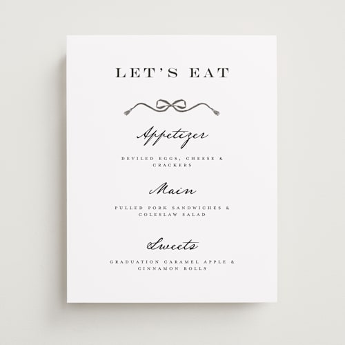 This is a ink graduation party decorations with standard by Petra Kern called floristica printing on doublethick in 11x14