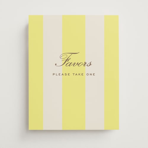 This is a limone graduation party decorations with standard by Megan Davis called campania printing on doublethick in 11x14