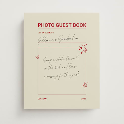 This is a parchment graduation party decorations with standard by Zove Ahhh called checklist complete printing on doublethick in 11x14