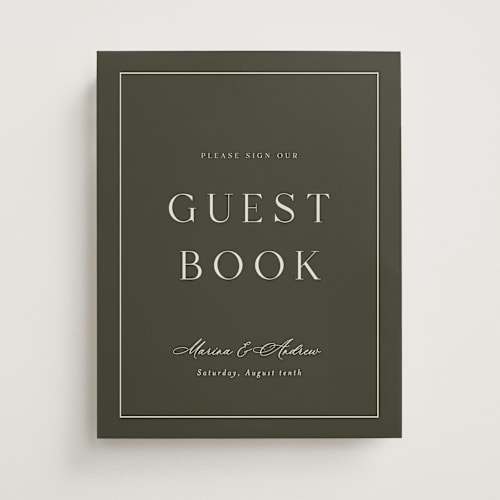 This is a olive wedding signs with standard by Nicole Walsh called refined printing on doublethick in 11x14