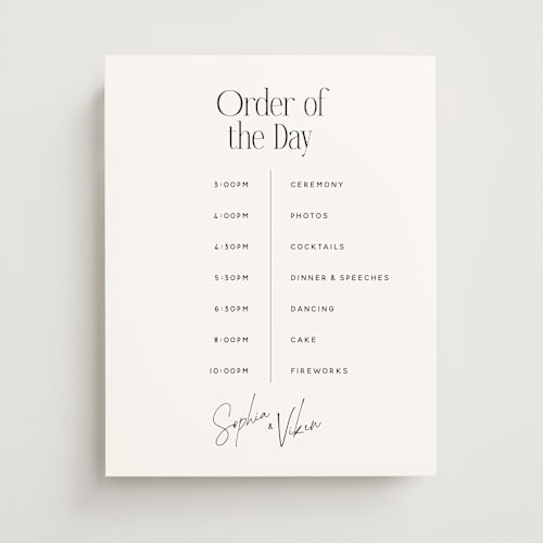 This is a chiffon wedding signs with standard by Hudson meet Rose called simply us printing on premium sign board in 11x14