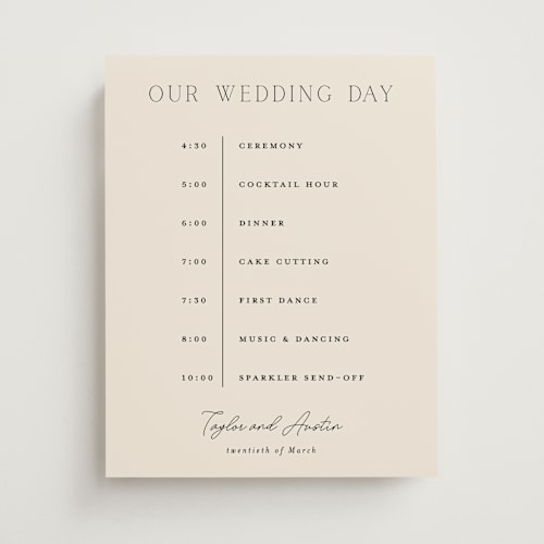 This is a linen wedding signs with standard by Vanessa Doyle called in love printing on premium sign board in 11x14