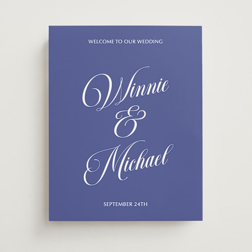 This is a cortez wedding signs with standard by Inkblot Design called rise printing on premium sign board in 11x14