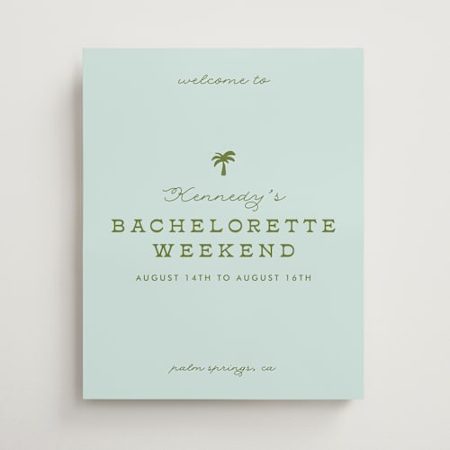 This is a ocean wedding signs with standard by Olivia Goree called vacation printing on premium sign board in medium