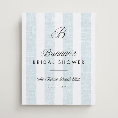 This is a oceanside wedding signs with standard by Kelly Schmidt called coastal printing on premium sign board in medium