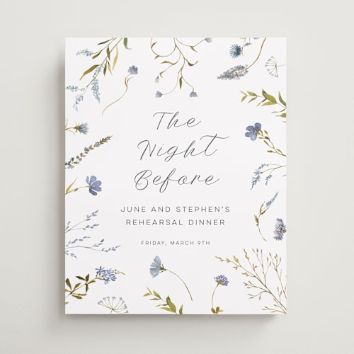 This is a capri wedding signs with standard by Erin Hodges called untied printing on premium sign board in medium