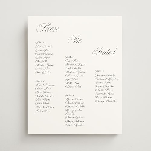 This is a tuxedo wedding signs with standard by Studio Suku called simple script printing on premium sign board in 16x20