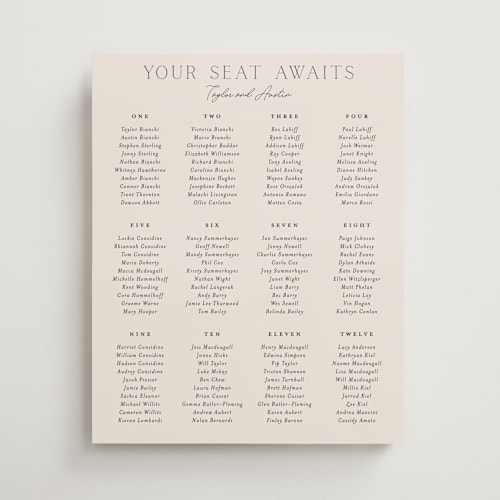 This is a linen wedding signs with standard by Vanessa Doyle called in love printing on premium sign board in 16x20