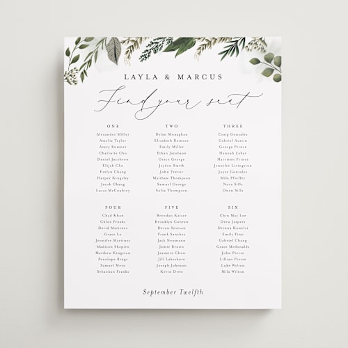 This is a vanilla wedding signs with standard by Susan Moyal called classic love printing on premium sign board in 16x20