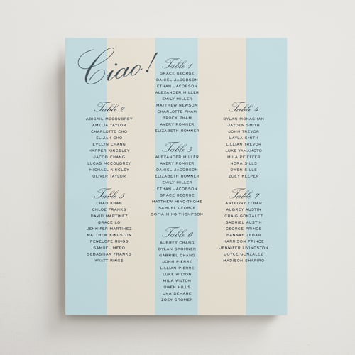 This is a costa wedding signs with standard by Megan Davis called campania printing on doublethick in 16x20