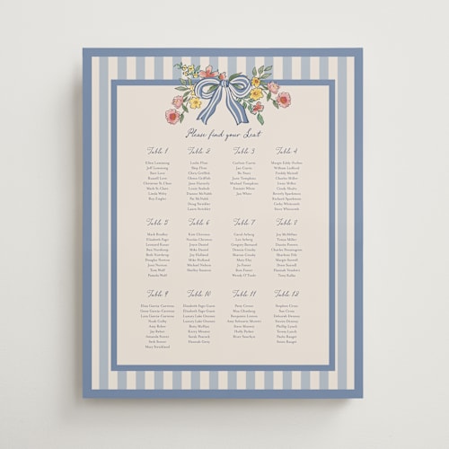 This is a cornflower wedding signs with standard by Chris Griffith called a wedding in low country printing on premium sign board in 16x20