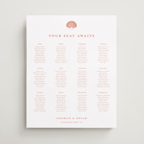 This is a spritz wedding signs with standard by Pippa Shaw called lobster printing on premium sign board in 16x20