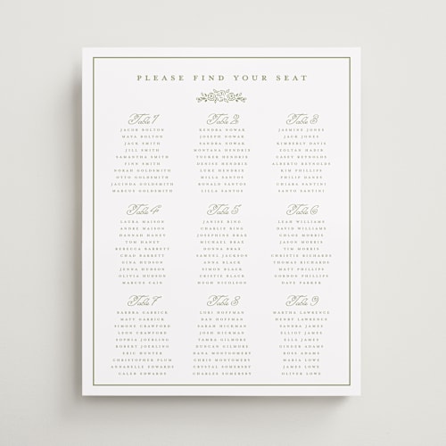 This is a moss wedding signs with standard by Petra Kern called crestino printing on premium sign board in 16x20