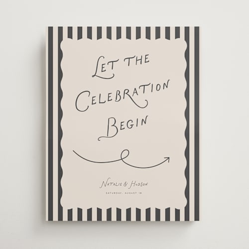 This is a shadow wedding signs with standard by Pixel and Hank called lovers printing on premium sign board in 16x20