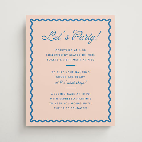 This is a paloma wedding signs with standard by Megan Davis called party printing on premium sign board in 16x20