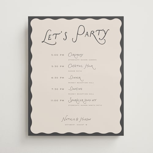 This is a shadow wedding signs with standard by Pixel and Hank called lovers printing on premium sign board in 16x20