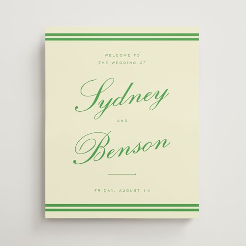 This is a lime wedding signs with standard by Pixel and Hank called citrus retro printing on premium sign board in 16x20