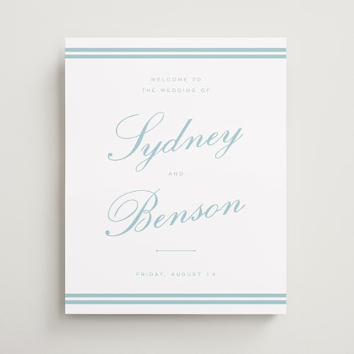 This is a cloud wedding signs with standard by Pixel and Hank called citrus retro printing on premium sign board in 16x20