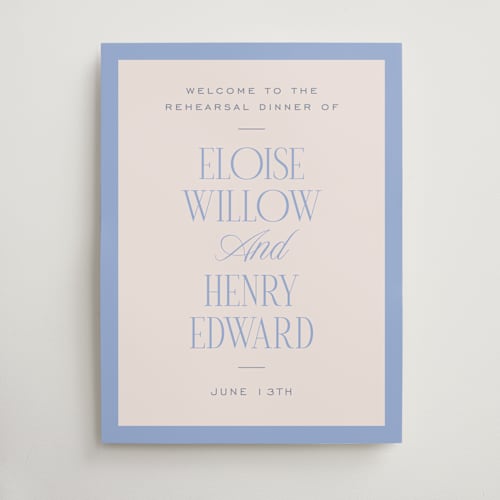 This is a canopy wedding signs with standard by Pixel and Hank called threaded printing on premium sign board in large