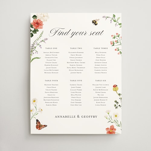 This is a verona sunset wedding signs with standard by Lori Wemple called fleur printing on doublethick in 18x24
