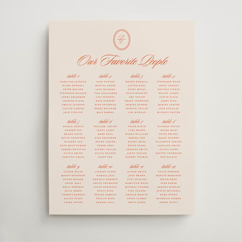 This is a sunset wedding signs with standard by Creo Study called scripted printing on doublethick in 18x24