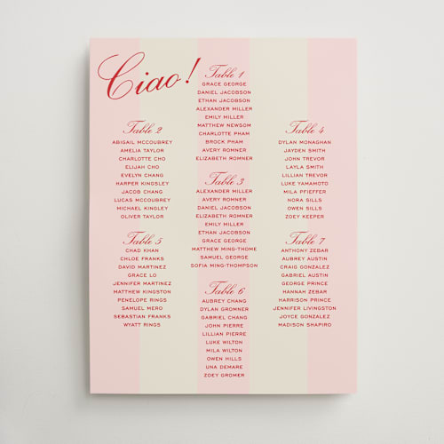 This is a fragola wedding signs with standard by Megan Davis called campania printing on doublethick in 18x24
