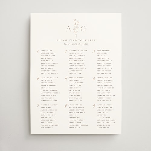 This is a chiffon wedding signs with standard by chocomocacino called kouignette printing on doublethick in 18x24