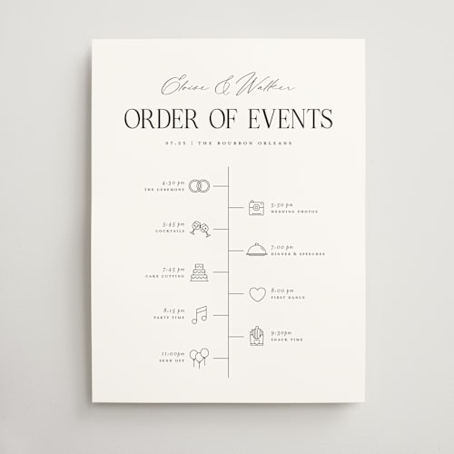 This is a powder wedding signs with standard by Laura Hamm called iconic printing on doublethick in 18x24